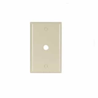 Eaton Wiring 1-Gang Thermoset Telephone & Coaxial Wallplate, Ivory