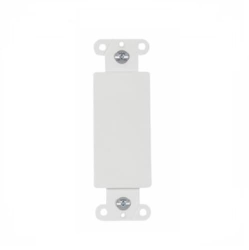 Wall Plate Adapter, Decora & Blank, White