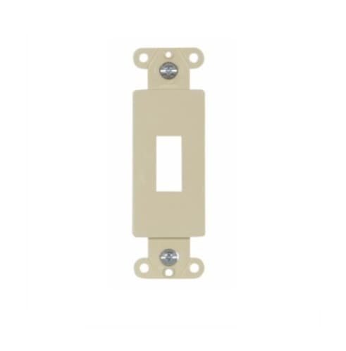 Eaton Wiring Wall Plate Adapter, Decora & Toggle, Ivory