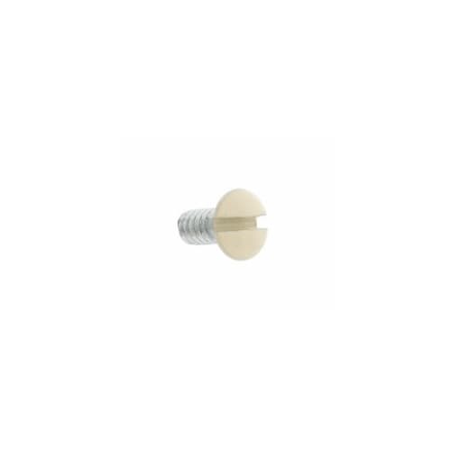 5/16-in Wall Plate Screws, Polycarbonate, Light Almond