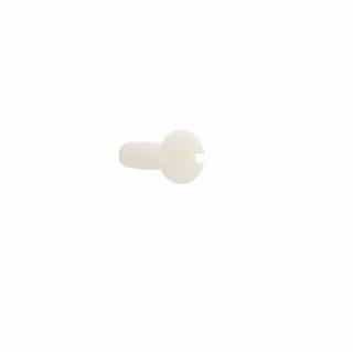 Polycarbonate Wallplate Screws for Toggle & Receptacle Wallplates, White