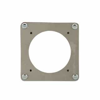 Eaton Wiring Cover of Receptacle Box for Power Lock Aluminum Plates