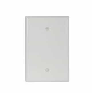 Eaton Wiring 1-Gang Blank Wall Plate, Oversize, Thermoset, White