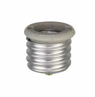 Eaton Wiring Socket Adapter, Keyless, Medium Base, Ivory