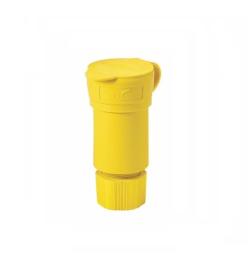 30 Amp Watertight Connector, Non-NEMA, Yellow