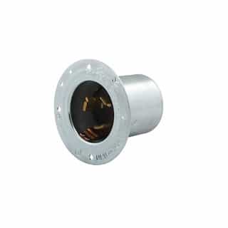 250V Standard Flanged Inlet Connector, 3P4W Self Grounding