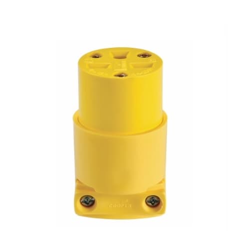 Eaton Wiring 15 Amp Electrical Connector, Commercial, Yellow