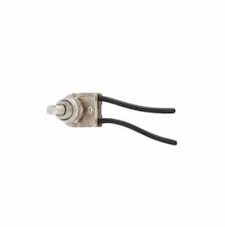 Eaton Wiring Single-Pole Canopy Switch, Push Button, Nickel