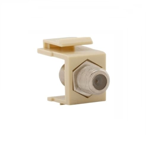 Video Connector, Modular, Ivory