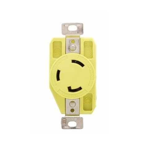 50A Arrow Hart Standard Locking Plug, Yellow