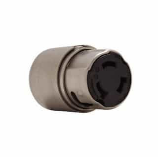 Eaton Wiring 50 Amp Locking Connector, Corrosion Resistant, Non-NEMA, Steel