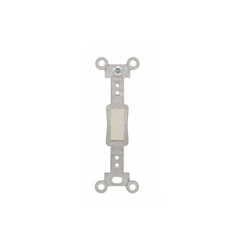 Eaton Wiring Wallplate Toggle Switch Insert, Standard, Light Almond