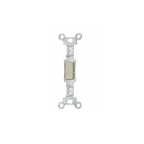 Wallplate Toggle Switch Insert, Standard, Ivory