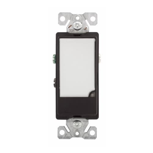 Eaton Wiring Full LED Single-Pole Wallbox Nightlight w/Sensor, Dimmable, Black