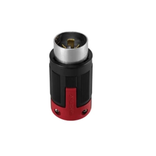 Eaton Wiring 4-Wire Pro-Grip Plug, California Standard, Nylon Black & Red