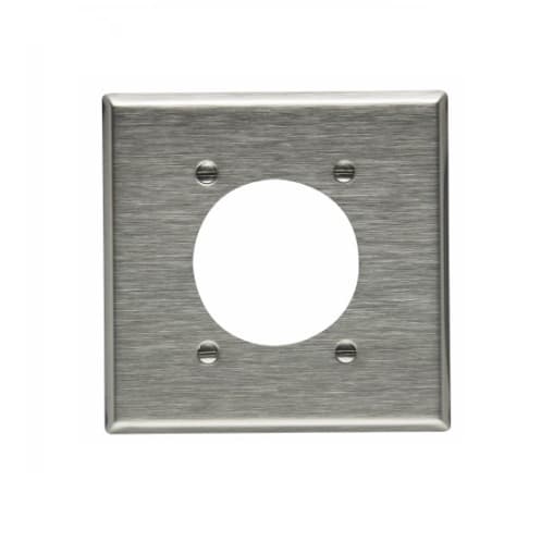 Standard Power Outlet, 2.15" Hole, Stainless Steel