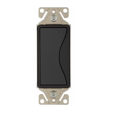 15 Amp Designer Light Switch, 3-Way, Silver Granite