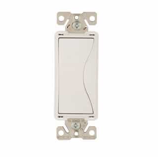 15 Amp Designer Light Switch, 4-Way, Alpine White
