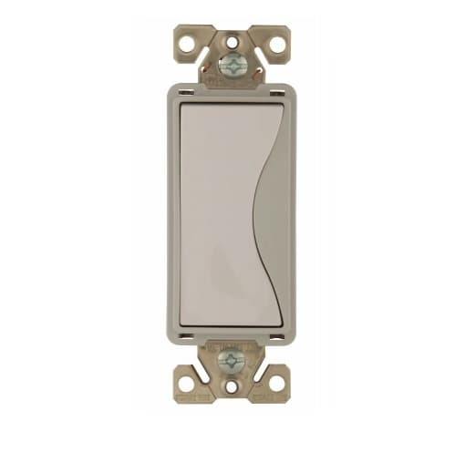Eaton Wiring 15 Amp Designer Light Switch, 4-Way, White Satin
