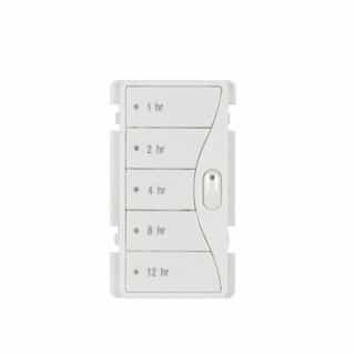 Eaton Wiring Faceplate Color Change Kit 1 for Hour Timer, Alpine White