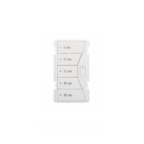 Eaton Wiring Faceplate Color Change Kit 1 for Minute Timer, Alpine White