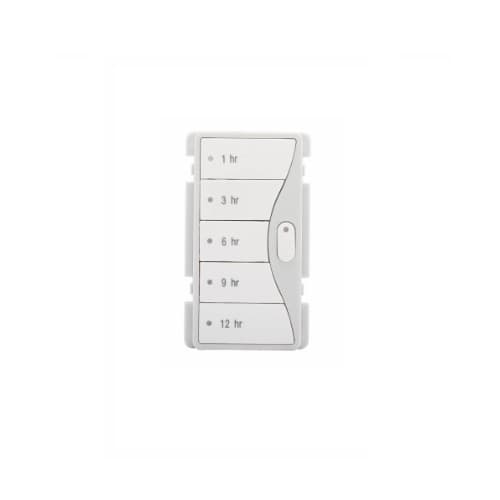 Eaton Wiring Faceplate Color Change Kit 2 for Hour Timer, White Satin