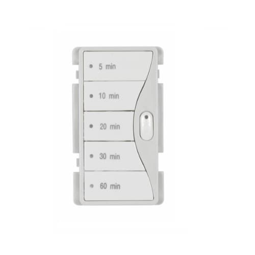 Eaton Wiring Faceplate Color Change Kit 2 for Minute Timer, White Satin