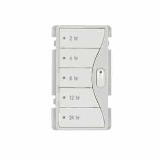 Faceplate Color Change Kit 3 for Hour Timer, White Satin