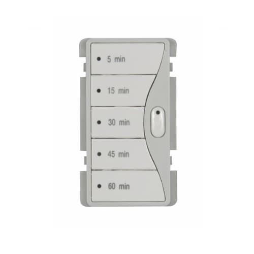 Faceplate Color Change Kit 3 for Minute Timer, White Satin