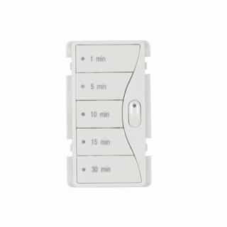 Eaton Wiring Faceplate Color Change Kit 4 for Minute Timer, Alpine White