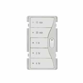 Eaton Wiring Faceplate Color Change Kit 5 for Hour Timer, White Satin