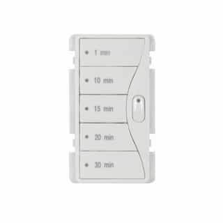 Eaton Wiring Faceplate Color Change Kit 5 for Minute Timer, Alpine White
