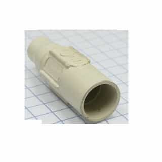 Cam-Lok J Series E1017 Plug Insulator, Male, 250-500 kcmil, White