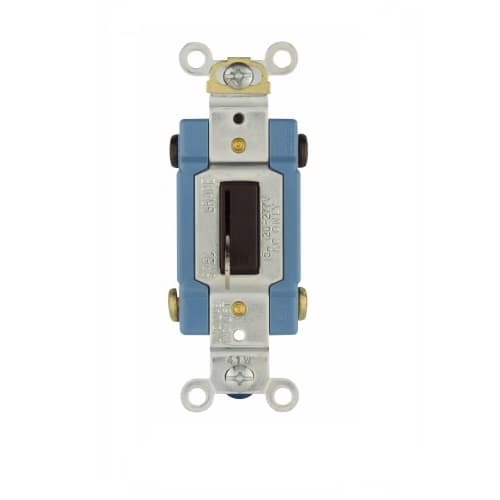 Eaton Wiring 15 Amp Locking Switch, 4-Way, Industrial,Brown