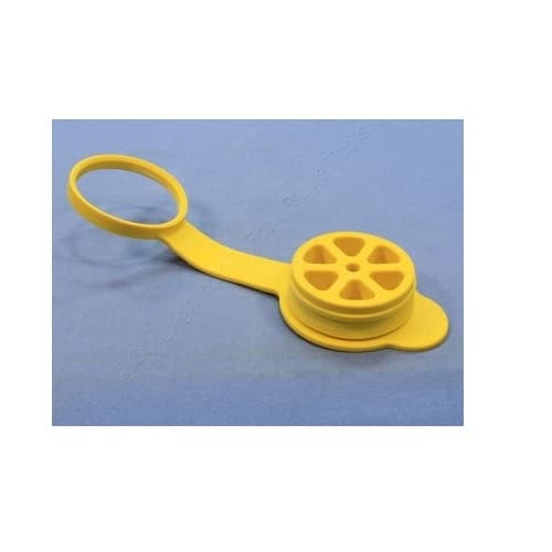 Eaton Wiring Replacement Closure Cap for Watertight Connector, Yellow