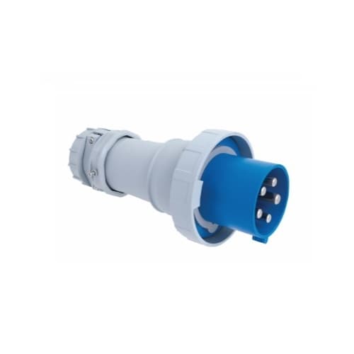 Eaton Wiring 30 Amp Pin and Sleeve Plug, 2-Pole, 3-Wire, 250V, Blue