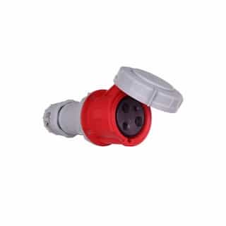 Eaton Wiring 60 Amp Pin and Sleeve Connector, 2-Pole, 3-Wire, 480V, Red