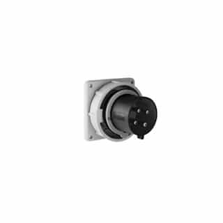 Eaton Wiring 100 Amp Pin and Sleeve Inlet, 3-Pole, 4-Wire, 600V, Black