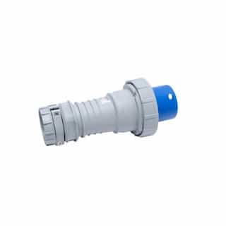 Eaton Wiring 100A/125A Pin & Sleeve Plug, 3-Pole, 4-Wire, 200V-250V, Blue
