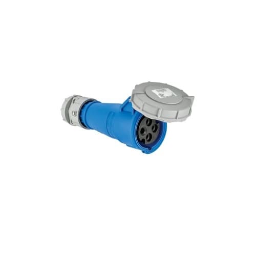 16A/20A Pin & Sleeve Connector, 3-Pole, 4-Wire, 200V-250V, Blue