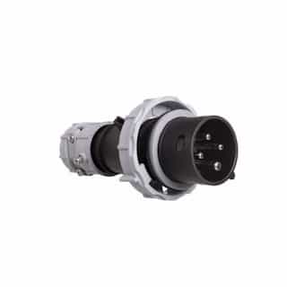 Eaton Wiring 20 Amp Pin and Sleeve Plug, 3-Pole, 4-Wire, 600V, Black