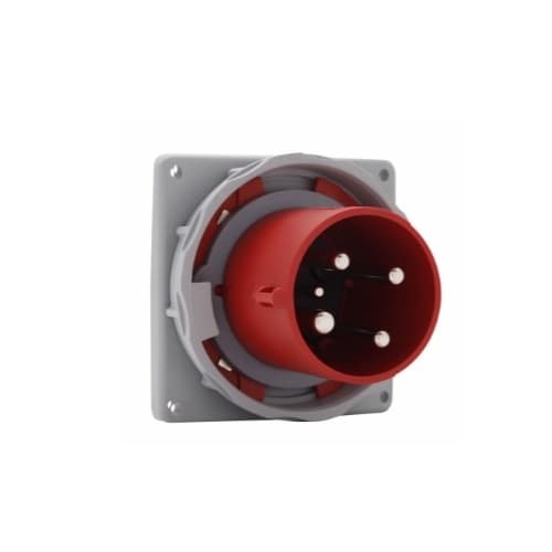 Eaton Wiring 60 Amp Pin and Sleeve Inlet, 3-Pole, 4-Wire, 480V, Red
