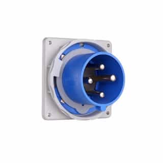 Eaton Wiring 60A/63A Pin & Sleeve Inlet, 3-Pole, 4-Wire, 200V-250V, Blue
