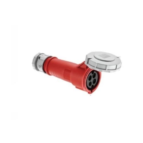 63 Amp Pin and Sleeve Connector, 3-Pole, 4-Wire, 415V, Red
