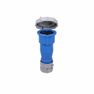 Eaton Wiring 16A/20A Pin & Sleeve Connector, 4-Pole, 5-Wire, 120V/208V, Blue