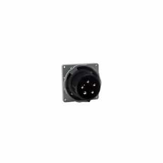 Eaton Wiring 60 Amp Pin and Sleeve Inlet, 4-Pole, 5-Wire, 600V, Black