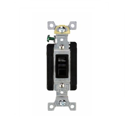 Eaton Wiring 30 Amp Manual Motor Control Switch w/ Cover Plate for Flush Mounting, 250V/AC, 10 AWG