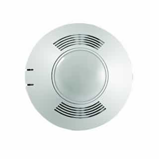 One-Way Dual Tech Ceiling Sensor, Low Voltage, Up To 500 Sq. Ft, 10V-30V, White