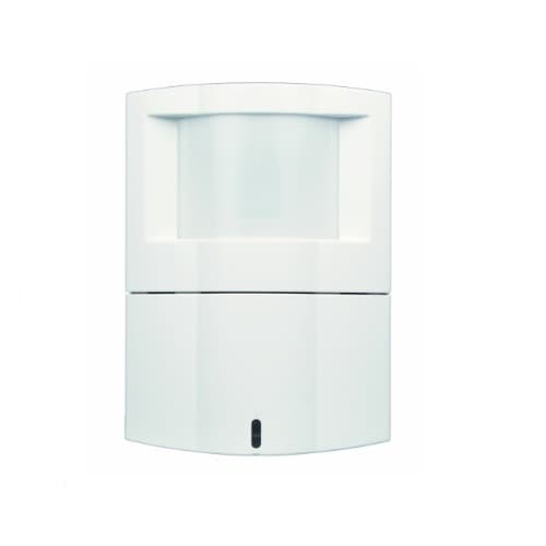 Eaton Wiring Passive Infrared Wall/Corner Sensor, Up to 1200 Sq. Ft, White