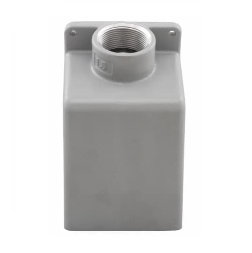 60/63 Amp Back Box for Pin & Sleeve Receptacles, Cast Aluminum